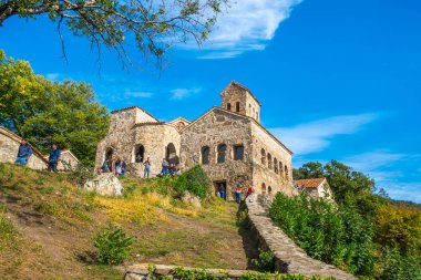 Nekresi, Gürcistan 30.09.2018: Nekresi, tarihi: Kakheti manastırda.