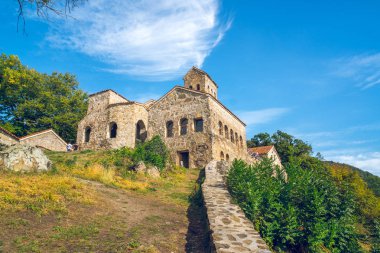 nekresi, tarihi manastırda: kakheti, georgia.