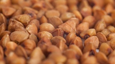 Makro buğday tahıl, gıda, arka plan görüntüsünü.