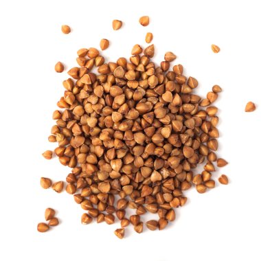 Beyaz arka plan üzerinde sağlıklı ahşap izole buğday tahıl.