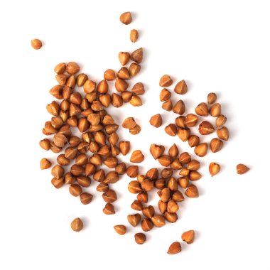 Beyaz arka plan üzerinde sağlıklı ahşap izole buğday tahıl.