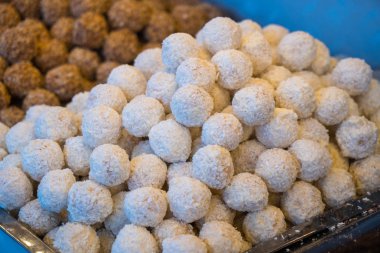 Çeşitli renkli Gummi şeker tatlı Market.