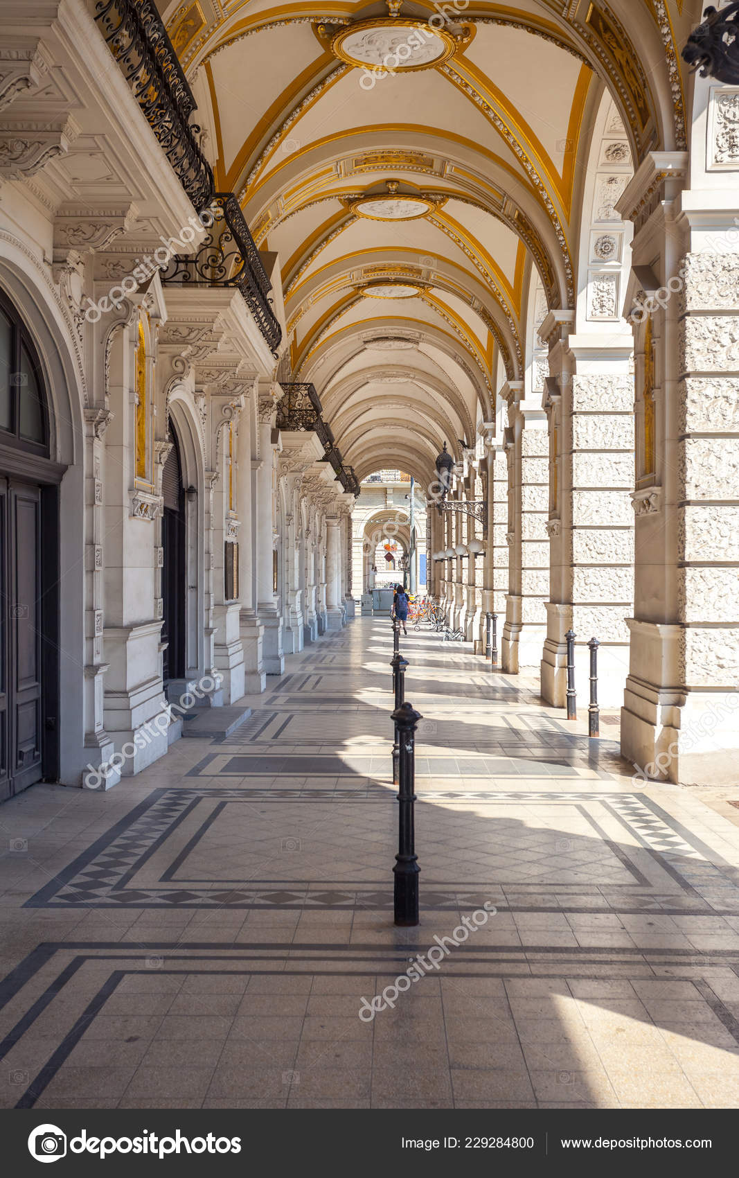 Scenic View Beautiful Arcade Vaulted Ceilings Public