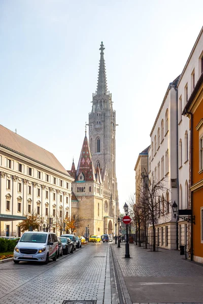 Iglesia San Matías Budapest Uno Los Templos Principales Hungría —  Fotos de Stock