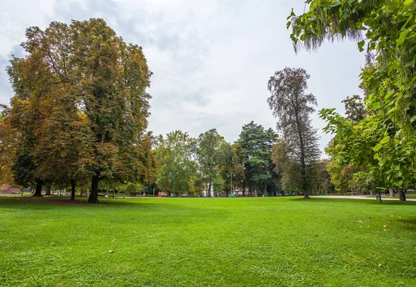 Известный Парк Семпионе Милане Италия Природа — стоковое фото