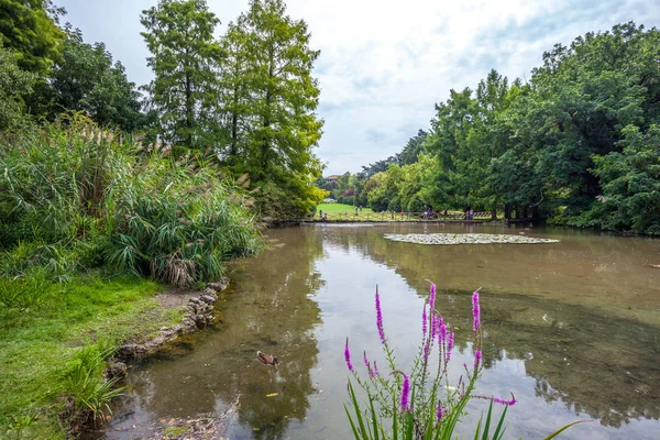 Famoso Parque Sempione Milán Italia Naturaleza — Foto de Stock