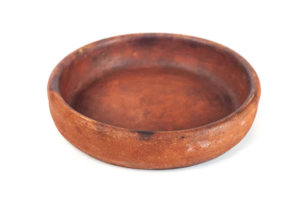 Ketsi Georgian Traditional Clay Pot Cooking Food White Background — Stock Photo, Image