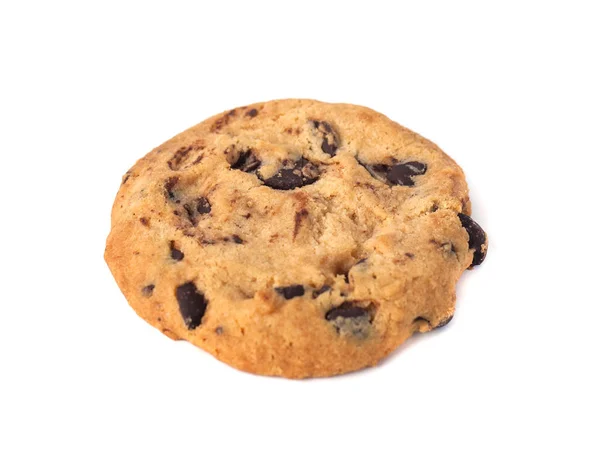 Chocolate Chip Cookie Isoliert Auf Weißem Hintergrund — Stockfoto