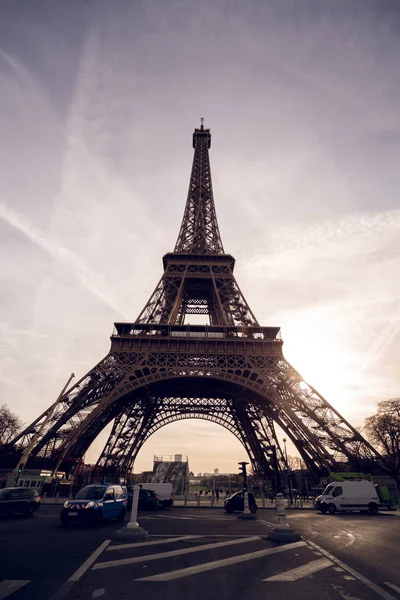 Mooie Foto Van Eiffeltoren Parijs Frankrijk — Stockfoto