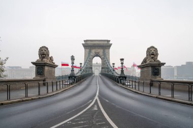 Budapeşte, Macaristan, Avrupa'nın tarihsel zincir köprü