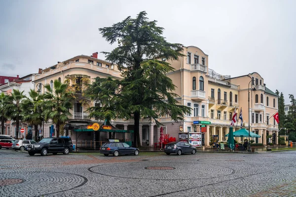 Batoumi, Géorgie - 23.11.2018 : Maisons anciennes dans la ville de Batoumi — Photo