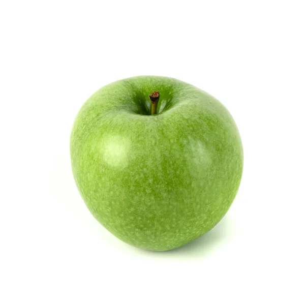 Perfeito maçã verde fresco isolado em fundo branco — Fotografia de Stock