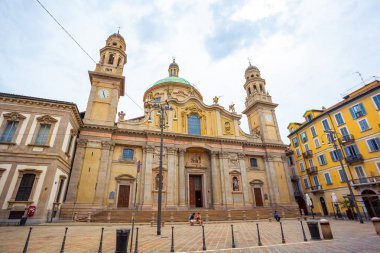 Milan, Italya-14.08.2018: Milano Katedrali, Katolik din