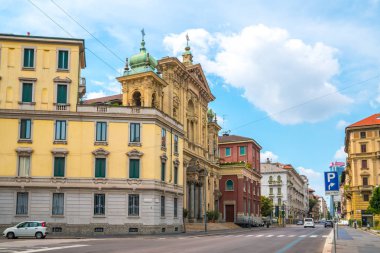 Milan, Italya-14.08.2018: Milano Katedrali, Katolik din