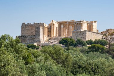 Atina, Yunanistan 'daki Akropolis' teki Parthenon tapınağı