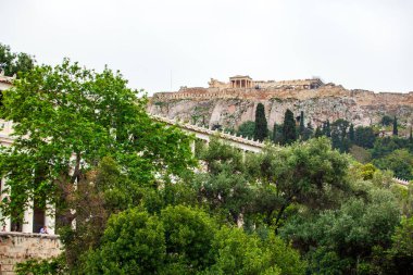 Atina, Yunanistan 'daki Akropolis' teki Parthenon tapınağı