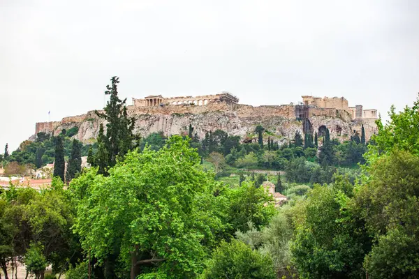 Atina, Yunanistan 'daki Akropolis' teki Parthenon tapınağı