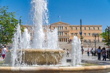 Atina, Yunanistan - 27.04.2019: Cumhurbaşkanı'nın resmi konutu