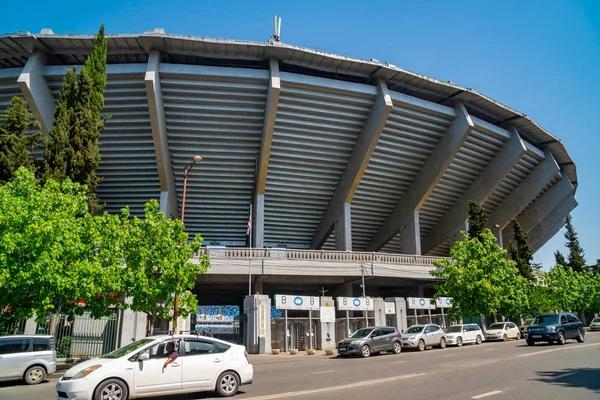 Tbilisi, Georgia - 08.05.2019: bilisi football stadium from the — Stock Photo, Image