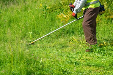 Bahçe çim biçme makinesi, çim bakımı ile çim kesme bahçıvan