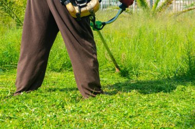 Bahçe çim biçme makinesi, çim bakımı ile çim kesme bahçıvan