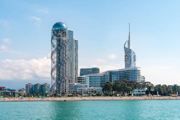 Batum, Gürcistan-08.05.2019: Sea to Resort Town Citys manzaralı