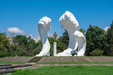 Poti, Gürcistan - 27.07.2019: İkinci savaş anıtı 