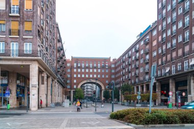 Budapeşte, Macaristan - 11.12.2018: Budapeşte'deki tarihi binalar