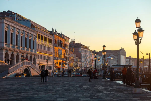 Venice, Italy - 14.03.2019: Beautiful view of Venice in the morn — Stock Photo, Image