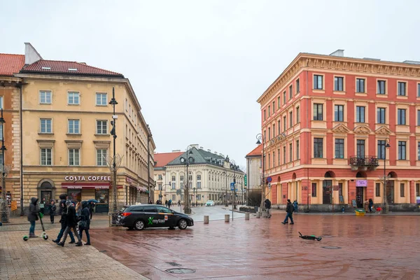 Warszawa, Polska-01.01.2019: piękne Stare Miasto Warszawa, Polska. — Zdjęcie stockowe