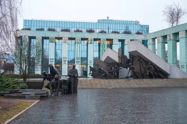 Warsaw, Poland - 02.01.2019: Monument to the Warsaw Rising dedic — Stock Photo, Image