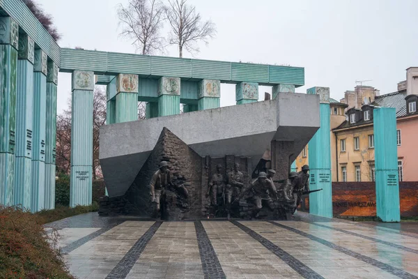 Warsaw, Poland - 02.01.2019: Monument to the Warsaw Rising dedic — Stock Photo, Image