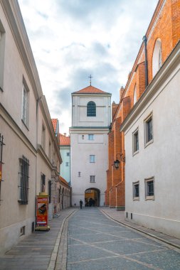 Varşova, Polonya - 03.01.2019: Güzel eski şehir Varşova, Polonya.