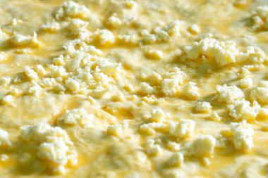 Geleneksel Gürcistan yemeği khachapuri için Hamur, peynir