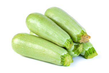 Kabak kabağı kabağı beyaz arka planda izole edilmiş, taze yiyecek.