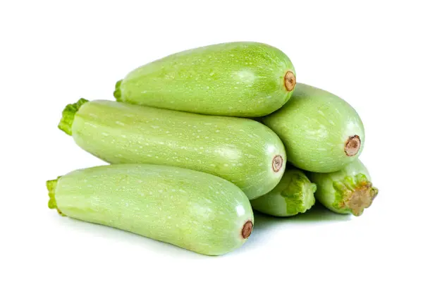 Squash Vegetabilisk Märg Zucchini Isolerad Vit Bakgrund Färsk Mat — Stockfoto