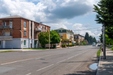 Poti, Gürcistan - 21 Haziran 2020: Güzel şehir Poti, Gürcistan