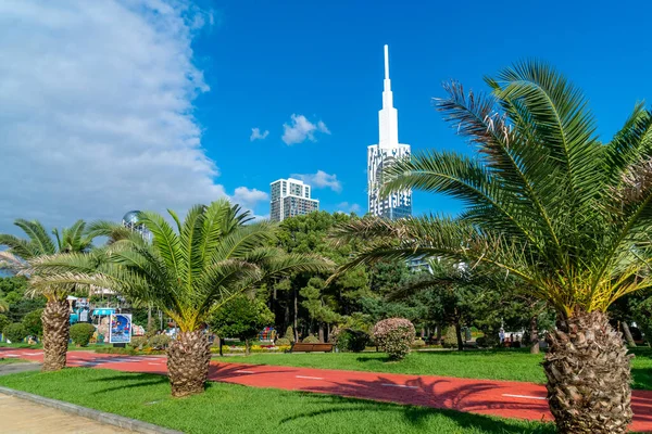 Batumi Georgia Agosto 2020 Edificio Universidad Tecnológica Batumi Boulevard Viajes — Foto de Stock