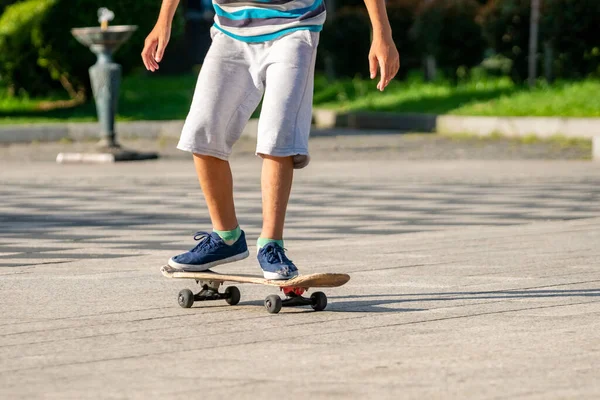 Young Skateboarder Batumi Park Sport Life People — Stock Photo, Image