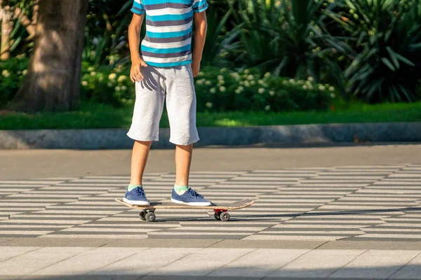 Junge Skateboarder Batumi Park Sportleben Menschen — Stockfoto