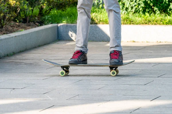 Young Skateboarder Batumi Park Sport Life People — Stock Photo, Image