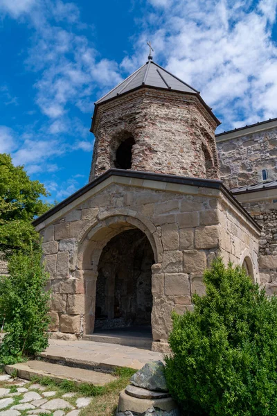 Iglesia Medieval Ortodoxa Zedazeni Cerca Mtskheta Viaje Georgia Religión — Foto de Stock