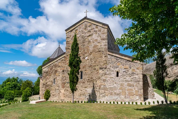 Chiesa Ortodossa Medievale Zedazeni Vicino Mtskheta Viaggio Georgia Religione — Foto Stock