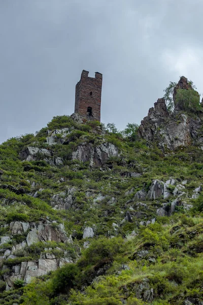 Ruinas Aldea Mutso Región Khevsureti Torre Shetekauri Georgia — Foto de Stock