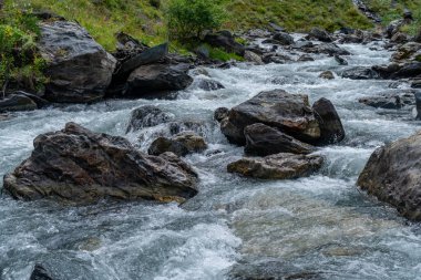 Yukarı Khevsureti, Gürcistan 'daki Argun Dağı. Seyahat