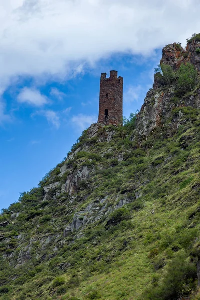 Ruinas Aldea Mutso Región Khevsureti Torre Shetekauri Georgia — Foto de Stock