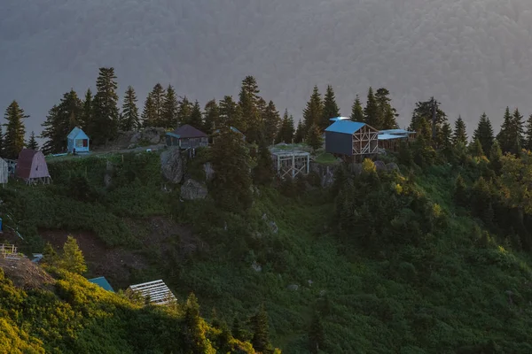 Dos Belos Resort Gomismta Com Suas Casas Madeira Velhas Únicas — Fotografia de Stock