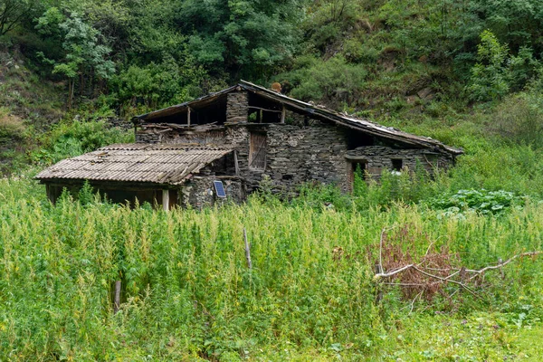 Oude Hut Bergen Van Upper Khevsureti Georgië — Stockfoto