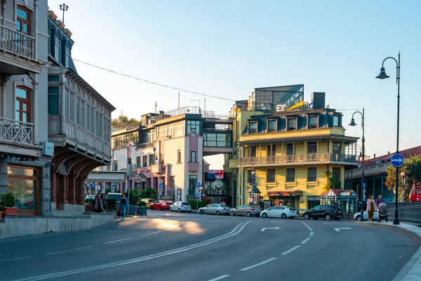 Tiflis Georgia Octubre 2020 Plaza Meidan Hito Del Casco Antiguo — Foto de Stock