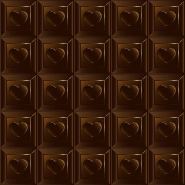 Dikişsiz desen olarak çikolata bar